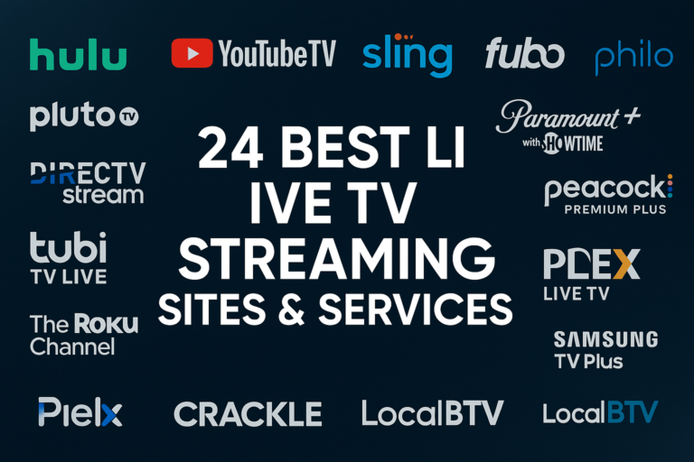 24 Best Live TV Streaming Sites & Services